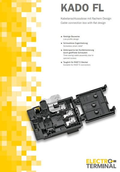 Catalogs - KADO FL - Flat cable connection box