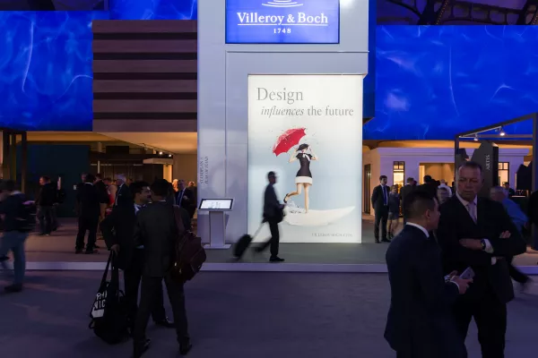 Villeroy & Boch exhibits in Festhalle