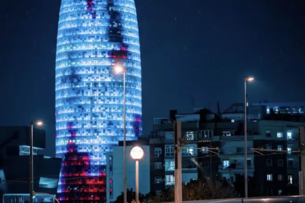 Lighting up an icon of Barcelona